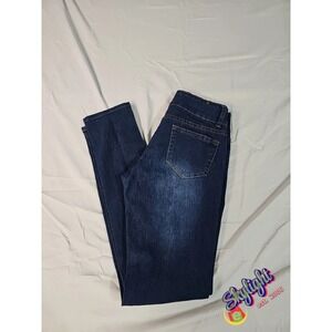 Gtton Womens Blue Collection Dark Wash Pocket Stretch Denim Jeans Size 5